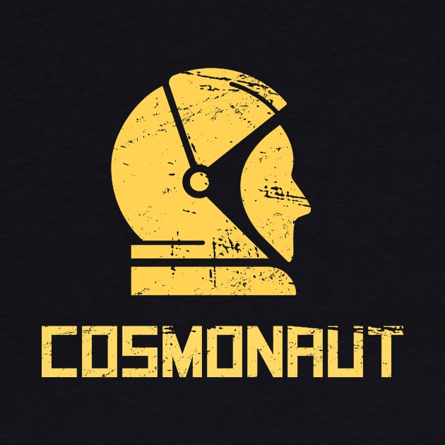 Cosmonaut - Retro Soviet Union Space Design by Wizardmode